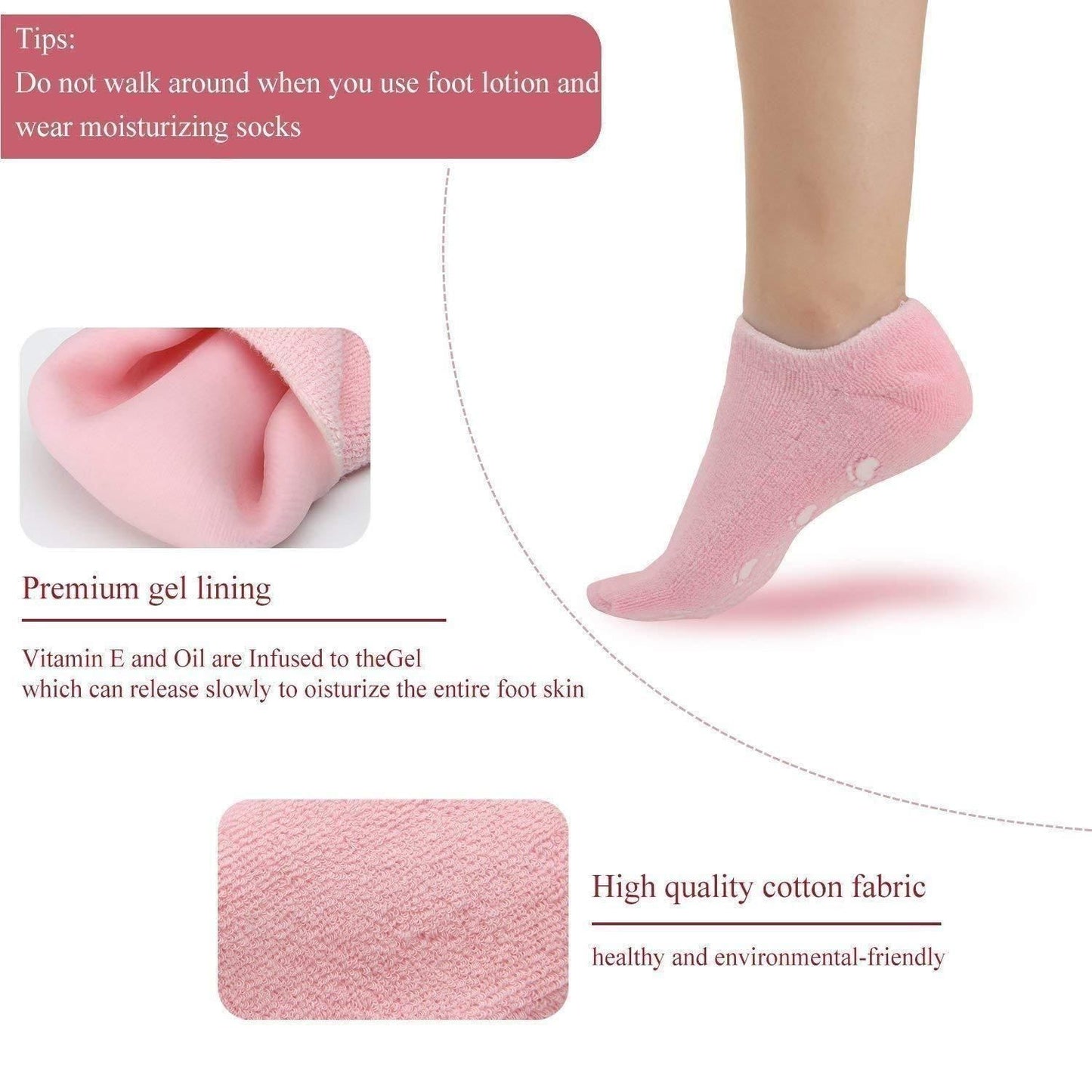 WinterGlow pedicure Socks