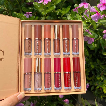 Handaiyan Velvet Matte Liquid Lipstick Set 12Pcs