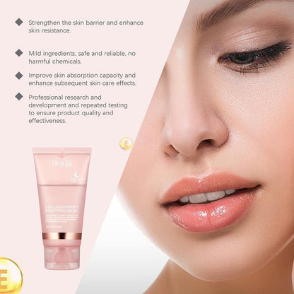 Skincare ®  Collagen korean skin Night Wrapping Peel Off Mask (Pack of 2)