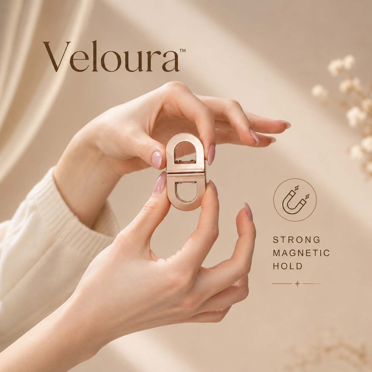 Veloura™ Magnetic Claw Clip