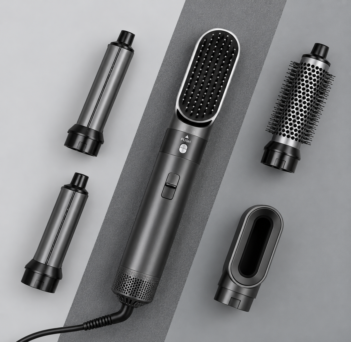 GlamHair 5 In 1 Multi head Hair Styler