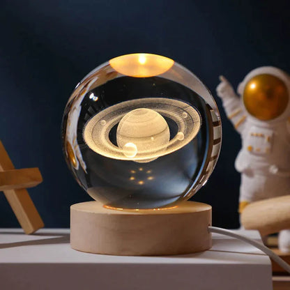 3D Galaxy & Solar System Lamp