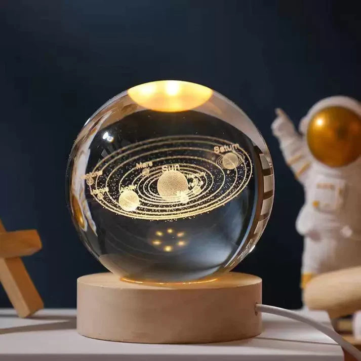 3D Galaxy & Solar System Lamp