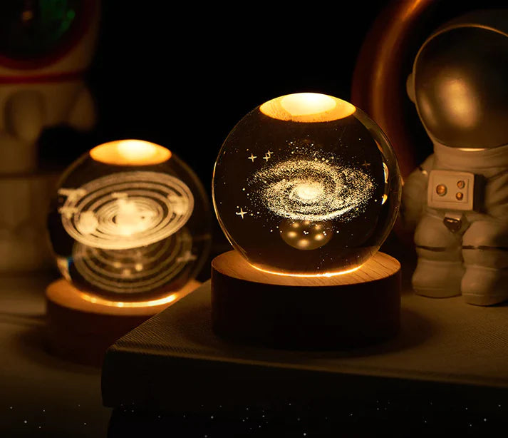 3D Galaxy & Solar System Lamp