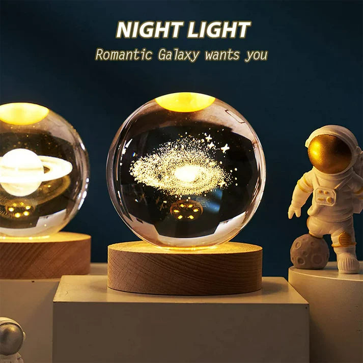 3D Galaxy & Solar System Lamp