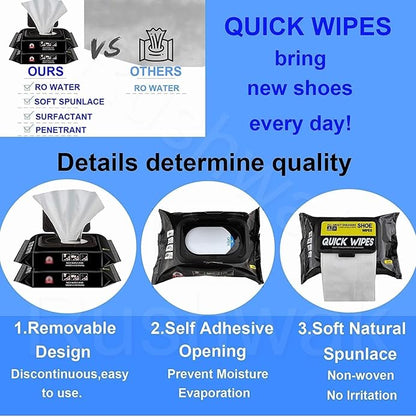 SneakerSwipe, Sneaker & Shoe Cleaner Wipes - 1 Packs of 80