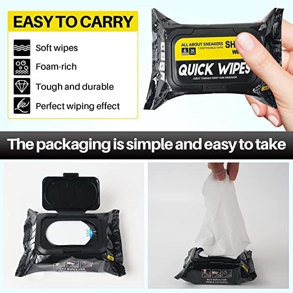 SneakerSwipe, Sneaker & Shoe Cleaner Wipes - 1 Packs of 80