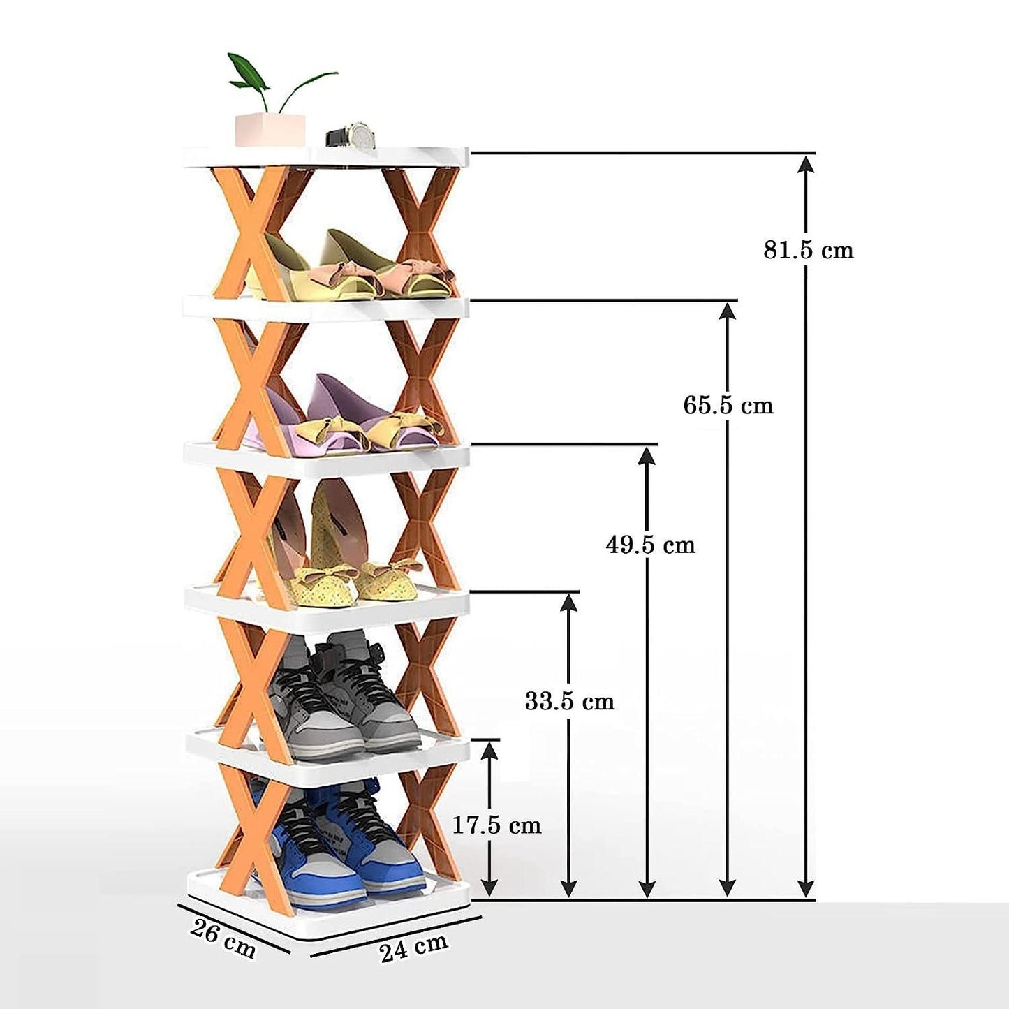 SMART STACKABLE SHOE RACK